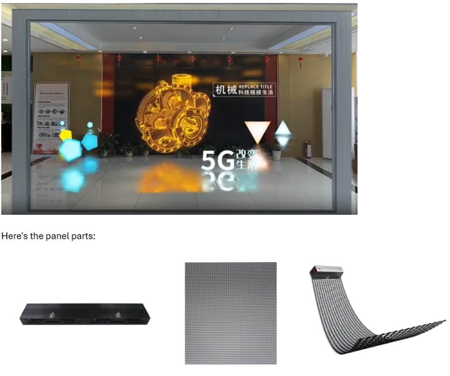 Holographic screen pic